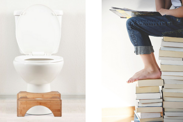 for a perfect poo make sure your position is feet up