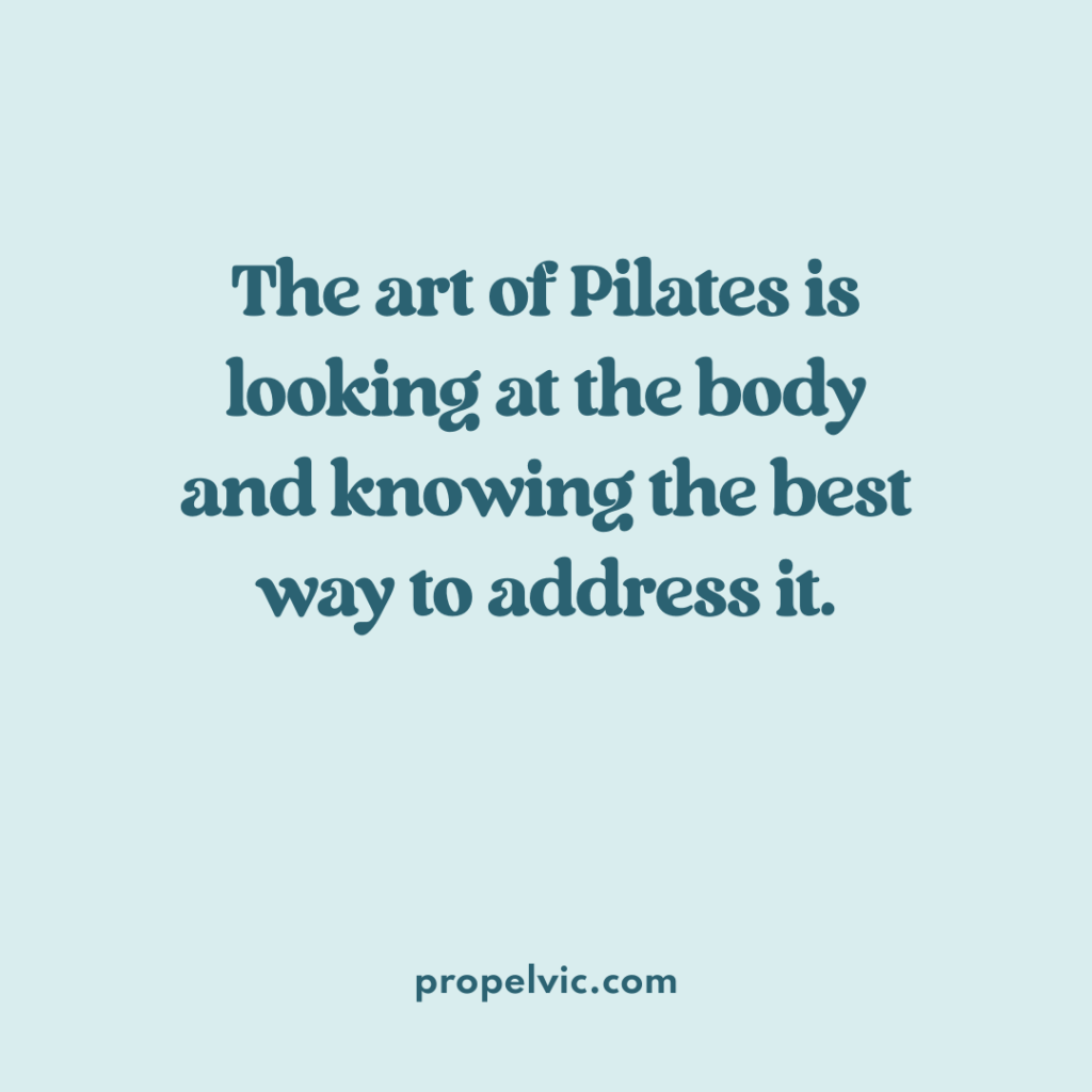 Art of pilates quote